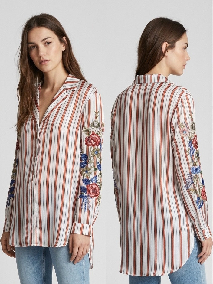 Aratta Silent Journey Limits Of The Sea Sequin Top Size Small